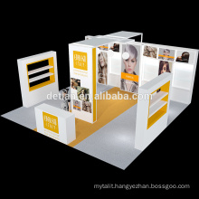 Detian Offer 20X20ft aluminium durable modular exhibition stand for exposition